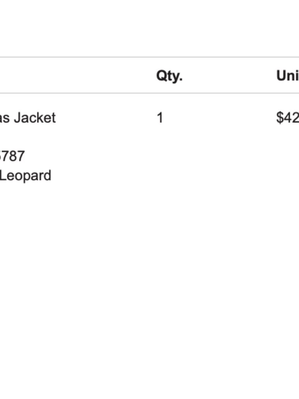 Ganni linen leopard jacket - Picture 9 of 9